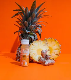Probiotic Shot Ginger Pineapple