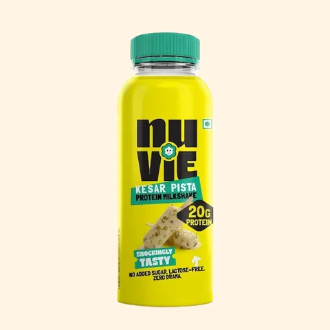Nuvie Kesar Pista Protein Shake, 250 ml