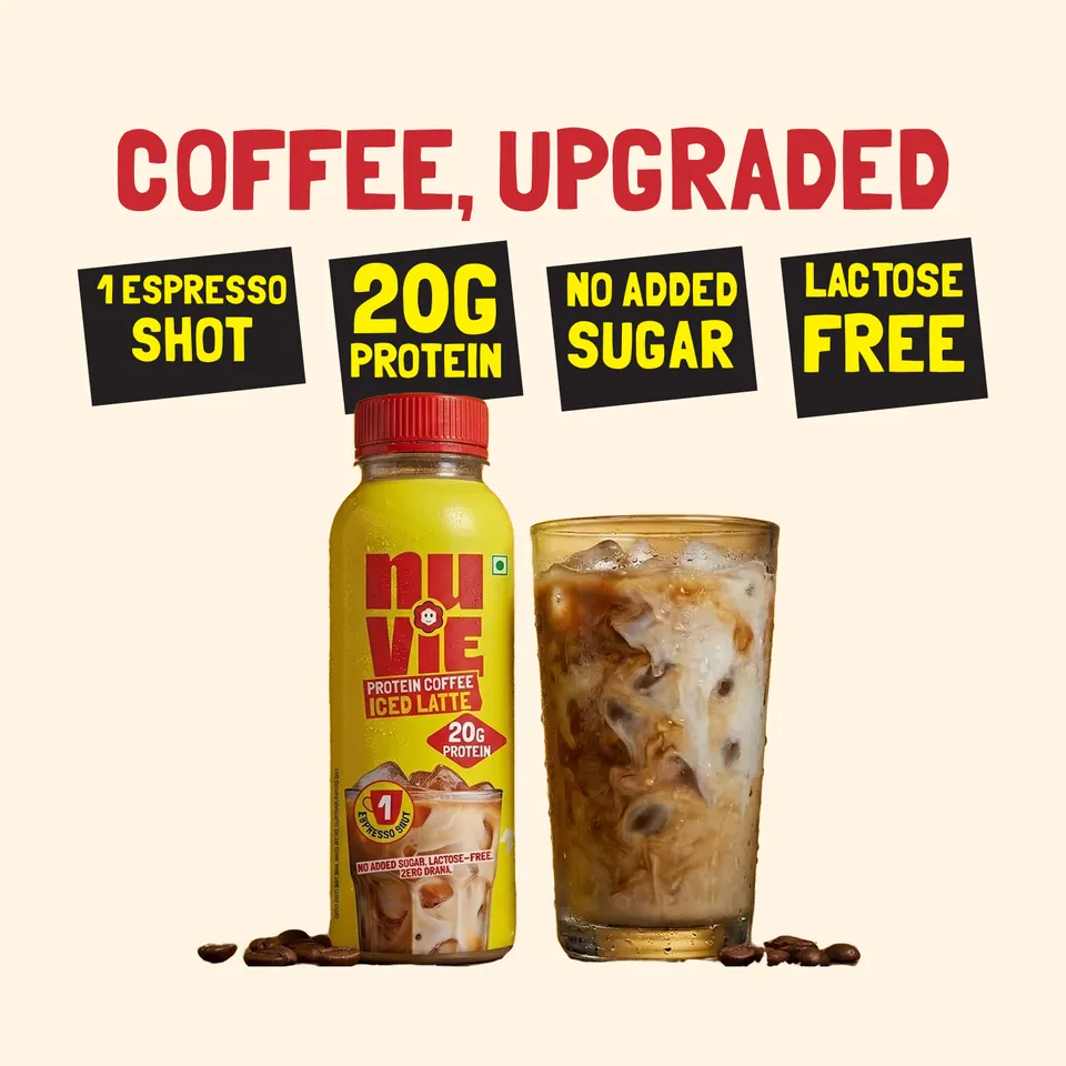 Coffee upgraded claims card with bottle