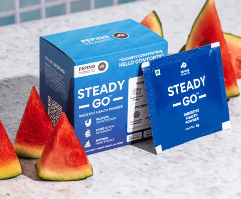 Peping Steady Go fibre and probiotic powder