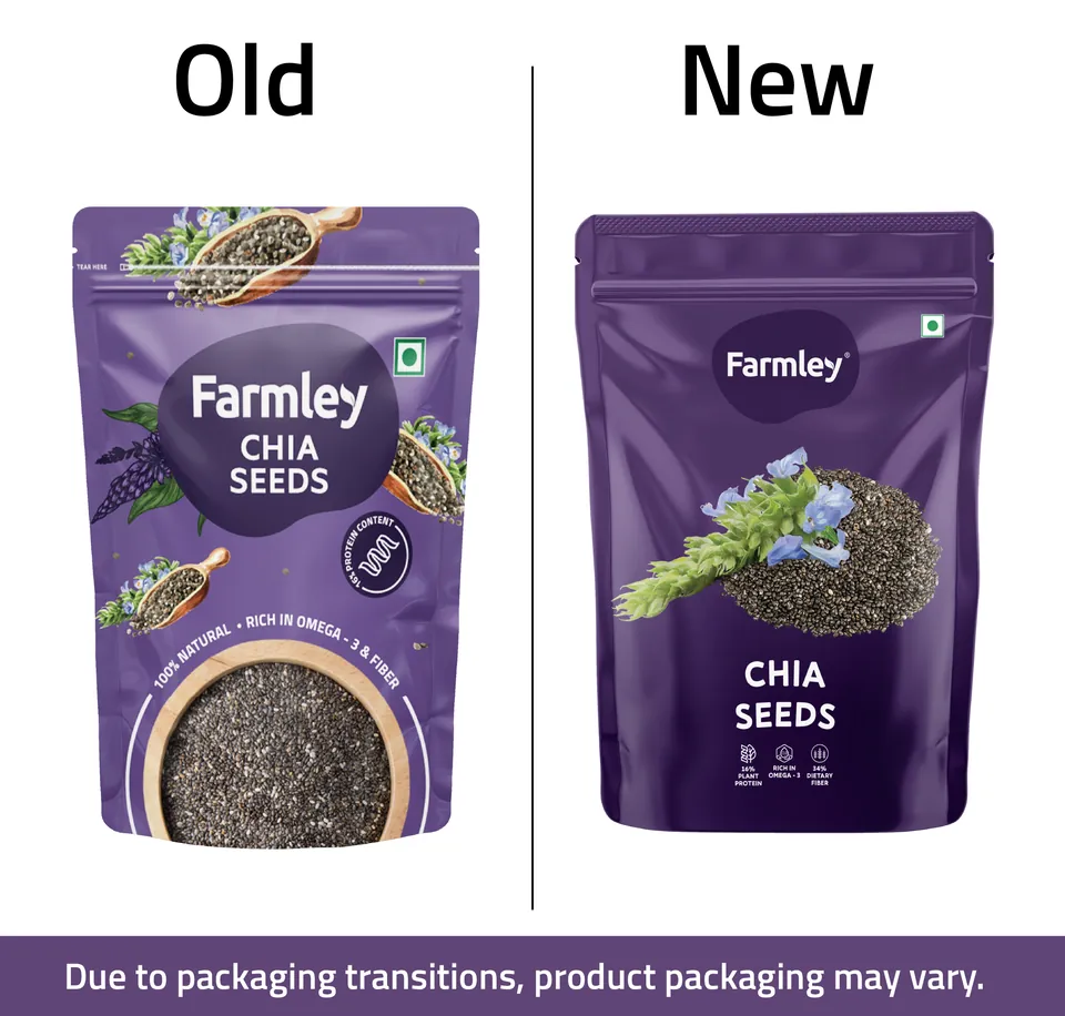 Old and new packaging side by side