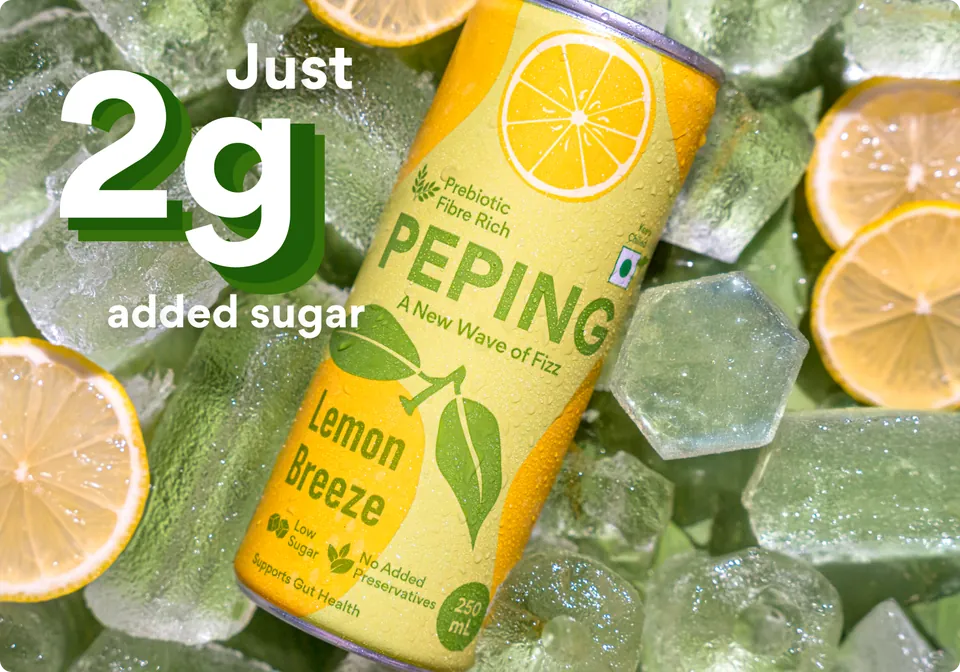 Just 2g added sugar card