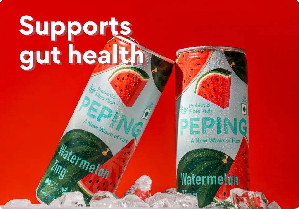 Brand claims card with cans