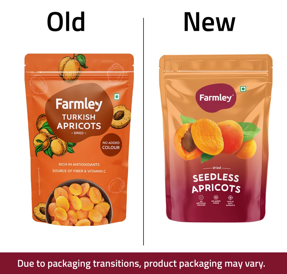 Old and new packaging side by side
