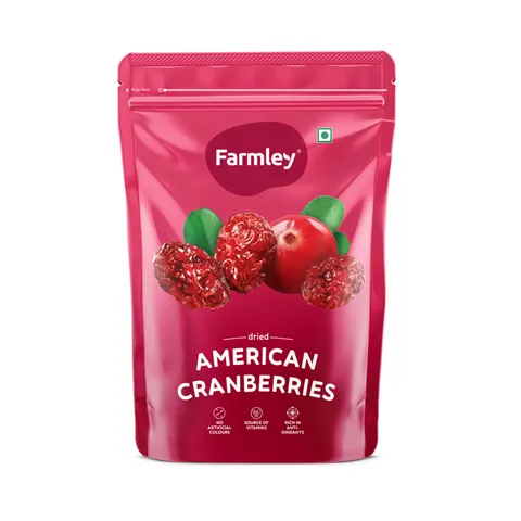 Farmley Whole Dried Cranberries, 200 g